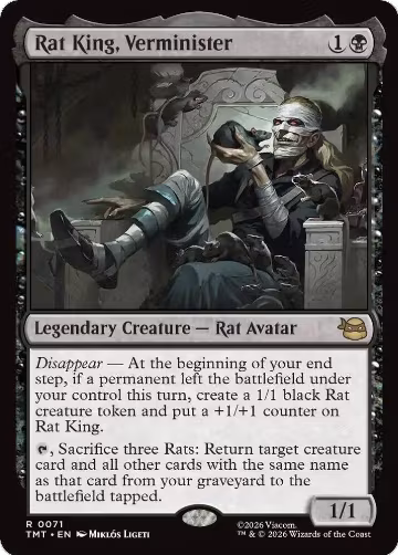Rat King, Verminister (71), Teenage Mutant Ninja Turtles — Magic card price
