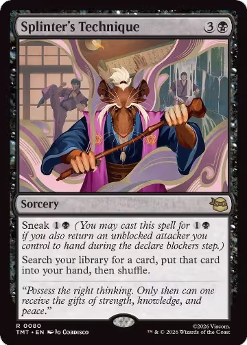 Splinter's Technique (80), Teenage Mutant Ninja Turtles — Magic card price