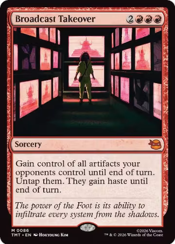 Broadcast Takeover (86), Teenage Mutant Ninja Turtles — Magic card price