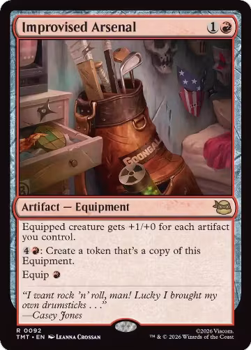 Improvised Arsenal (92), Teenage Mutant Ninja Turtles — Magic card price