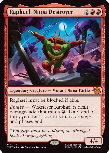 Raphael, Ninja Destroyer (102), Teenage Mutant Ninja Turtles — Magic card price
