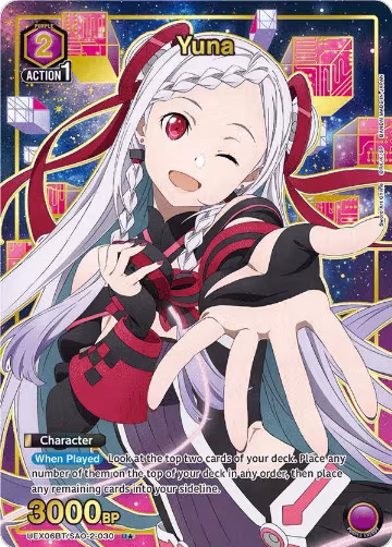Yuna (030) (U*) (UEX06BT/SAO-2-030), UEX06BT: Sword Art Online Vol.2 — Union Arena card price