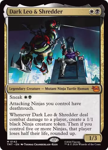 Dark Leo & Shredder (142), Teenage Mutant Ninja Turtles — Magic card price