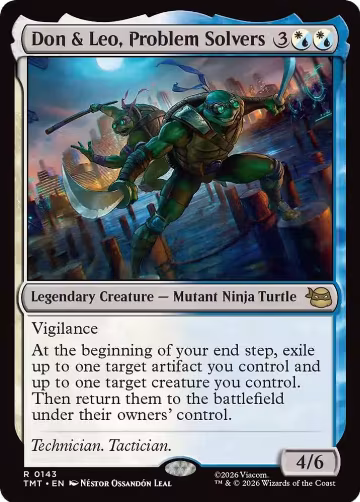 Don & Leo, Problem Solvers (143), Teenage Mutant Ninja Turtles — Magic card price