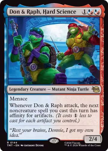 Don & Raph, Hard Science (144), Teenage Mutant Ninja Turtles — Magic card price