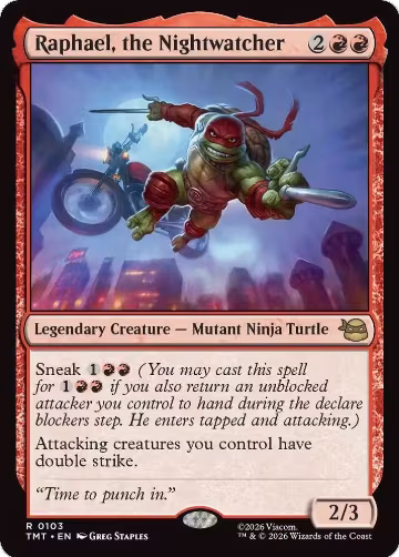 Raphael, the Nightwatcher (103), Teenage Mutant Ninja Turtles — Magic card price