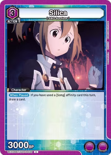 Silica (038) (UEX06BT/SAO-2-038), UEX06BT: Sword Art Online Vol.2 — Union Arena card price