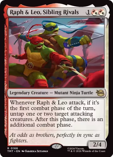 Raph & Leo, Sibling Rivals (166), Teenage Mutant Ninja Turtles — Magic card price