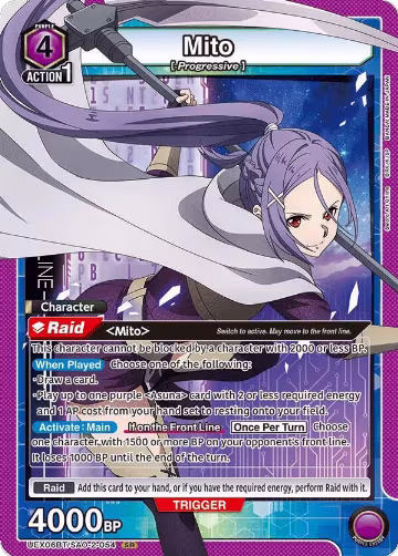 Mito (054) (UEX06BT/SAO-2-054), UEX06BT: Sword Art Online Vol.2 — Union Arena card price