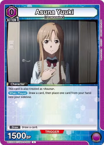 Asuna Yuuki (UEX06BT/SAO-2-055), UEX06BT: Sword Art Online Vol.2 — Union Arena card price