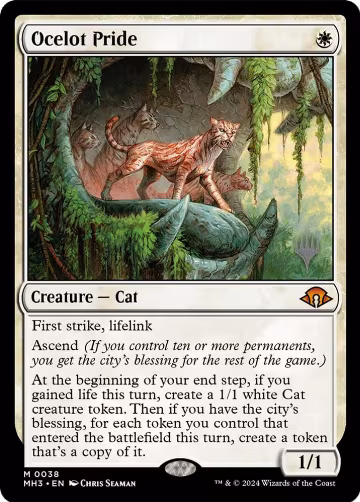 Ocelot Pride (38), Promo Pack: Lorwyn Eclipsed — Magic card price