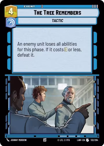 The Tree Remembers (132/264), A Lawless Time — Star Wars card price