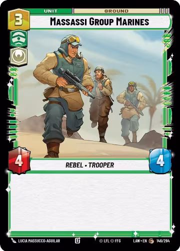 Massassi Group Marines (146/264), A Lawless Time — Star Wars card price