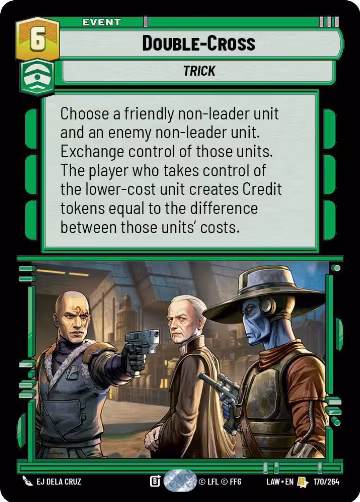 Double-Cross (170/264), A Lawless Time — Star Wars card price