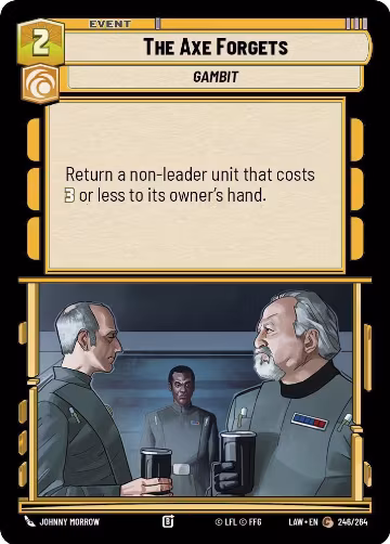 The Axe Forgets (246/264), A Lawless Time — Star Wars card price