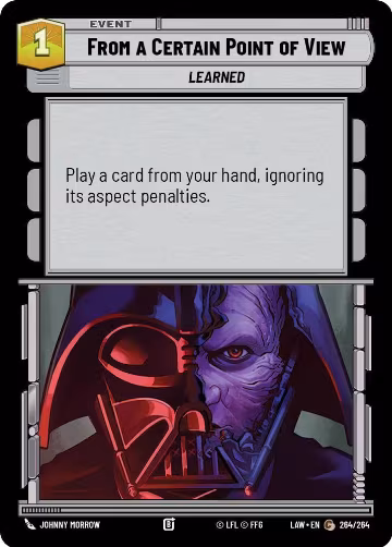 From a Certain Point of View (264/264), A Lawless Time — Star Wars card price
