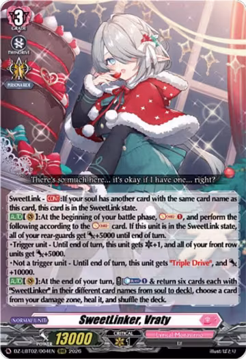SweetLinker, Vraty (DZ-LBT02/004EN), DZ-LBT02: Lyrical Monasterio Season of Wonders — Vanguard card price