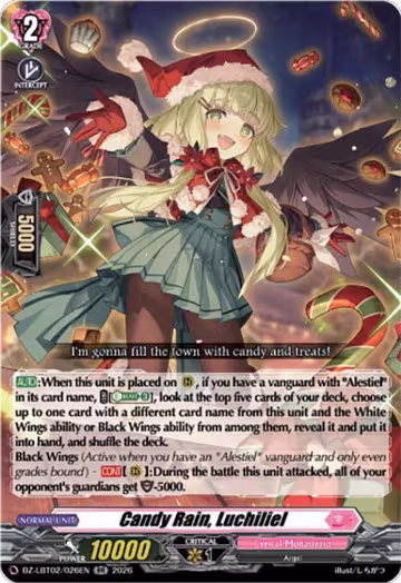 Candy Rain, Luchiliel (DZ-LBT02/026EN), DZ-LBT02: Lyrical Monasterio Season of Wonders — Vanguard card price