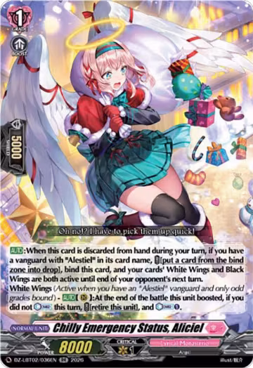 Chilly Emergency Status, Aliciel (DZ-LBT02/036EN), DZ-LBT02: Lyrical Monasterio Season of Wonders — Vanguard card price