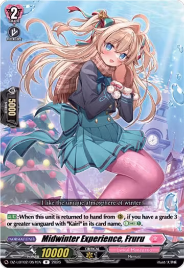 Midwinter Experience, Fruru (DZ-LBT02/057EN), DZ-LBT02: Lyrical Monasterio Season of Wonders — Vanguard card price