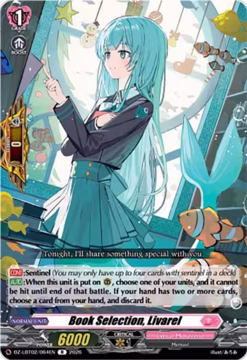 Book Selection, Livarel (DZ-LBT02/064EN), DZ-LBT02: Lyrical Monasterio Season of Wonders — Vanguard card price