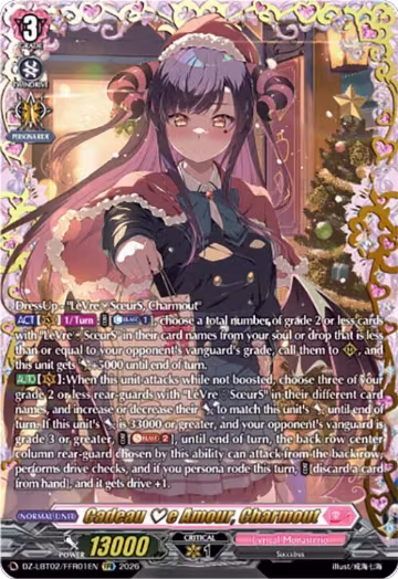 Cadeau e Amour, Charmout (FFR) (DZ-LBT02/FFR01EN), DZ-LBT02: Lyrical Monasterio Season of Wonders — Vanguard card price