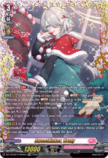 SweetLinker, Vraty (FFR) (DZ-LBT02/FFR04EN), DZ-LBT02: Lyrical Monasterio Season of Wonders — Vanguard card price