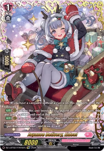 Joyance Delivery, Eldeel (FFR) (DZ-LBT02/FFR15EN), DZ-LBT02: Lyrical Monasterio Season of Wonders — Vanguard card price