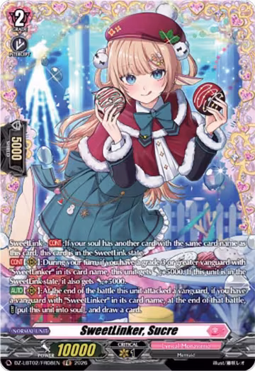 SweetLinker, Sucre (FR) (DZ-LBT02/FR08EN), DZ-LBT02: Lyrical Monasterio Season of Wonders — Vanguard card price