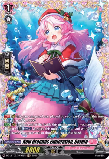 New Grounds Exploration, Sereia (FR) (DZ-LBT02/FR16EN), DZ-LBT02: Lyrical Monasterio Season of Wonders — Vanguard card price