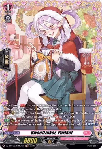 SweetLinker, Parlket (FR) (DZ-LBT02/FR17EN), DZ-LBT02: Lyrical Monasterio Season of Wonders — Vanguard card price