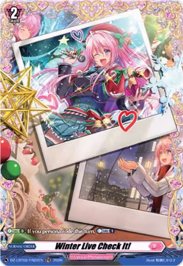 Winter Live Check It! (FR) (DZ-LBT02/FR22EN), DZ-LBT02: Lyrical Monasterio Season of Wonders — Vanguard card price