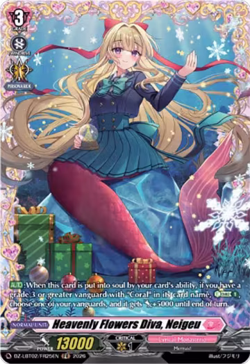 Heavenly Flowers Diva, Neigeu (FR) (DZ-LBT02/FR25EN), DZ-LBT02: Lyrical Monasterio Season of Wonders — Vanguard card price
