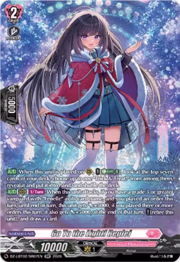 Go To the Light! Replei (SR) (DZ-LBT02/SR07EN), DZ-LBT02: Lyrical Monasterio Season of Wonders — Vanguard card price