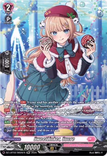 SweetLinker, Sucre (SR) (DZ-LBT02/SR26EN), DZ-LBT02: Lyrical Monasterio Season of Wonders — Vanguard card price