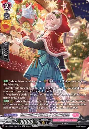Humming Shiny, Perhmeyna (SR) (DZ-LBT02/SR27EN), DZ-LBT02: Lyrical Monasterio Season of Wonders — Vanguard card price