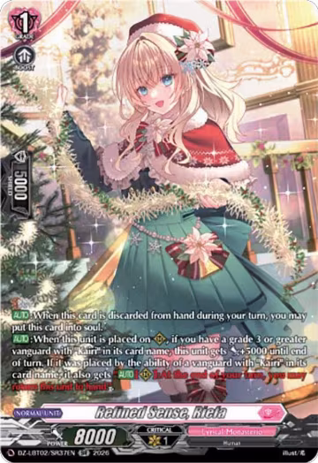 Refined Sense, Riefa (SR) (DZ-LBT02/SR37EN), DZ-LBT02: Lyrical Monasterio Season of Wonders — Vanguard card price