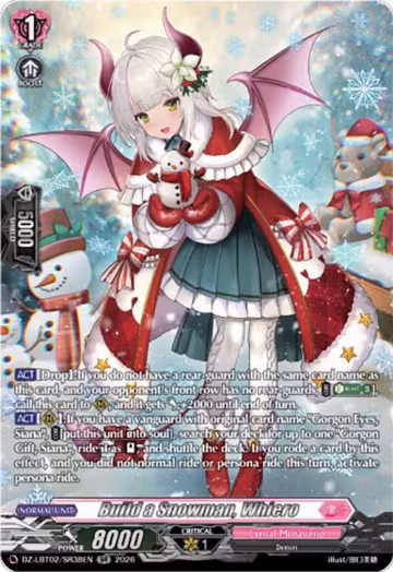 Build a Snowman, Whiero (SR) (DZ-LBT02/SR38EN), DZ-LBT02: Lyrical Monasterio Season of Wonders — Vanguard card price