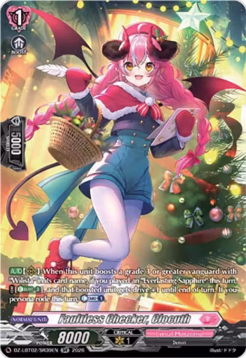 Faultless Checker, Clocuth (SR) (DZ-LBT02/SR39EN), DZ-LBT02: Lyrical Monasterio Season of Wonders — Vanguard card price