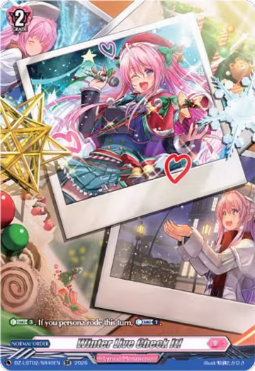 Winter Live Check It! (SR) (DZ-LBT02/SR40EN), DZ-LBT02: Lyrical Monasterio Season of Wonders — Vanguard card price