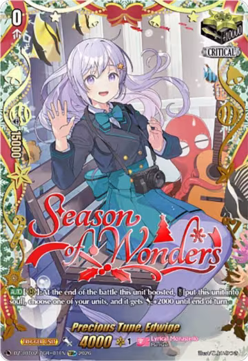 Precious Tune, Edwige (TGR+) (DZ-LBT02/TGR+01EN), DZ-LBT02: Lyrical Monasterio Season of Wonders — Vanguard card price