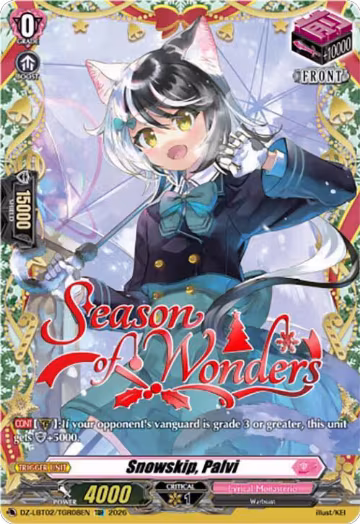 Snowskip, Palvi (DZ-LBT02/TGR08EN), DZ-LBT02: Lyrical Monasterio Season of Wonders — Vanguard card price