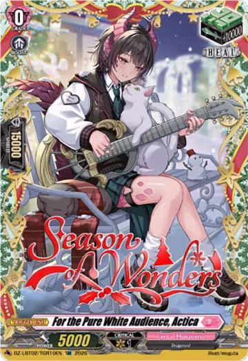 For the Pure White Audience, Actica (DZ-LBT02/TGR10EN), DZ-LBT02: Lyrical Monasterio Season of Wonders — Vanguard card price