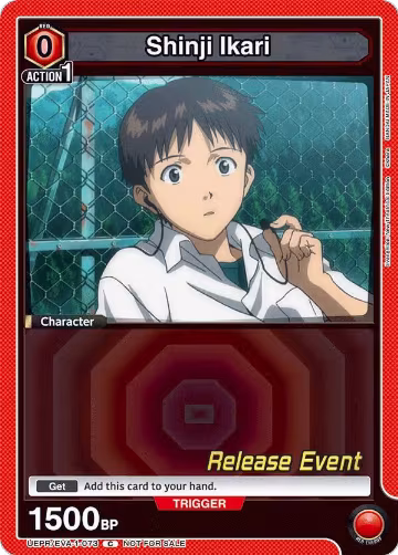 Shinji Ikari (073) (UEPR/EVA-1-073), Evangelion: New Theatrical Edition Release Event Cards — Union Arena card price