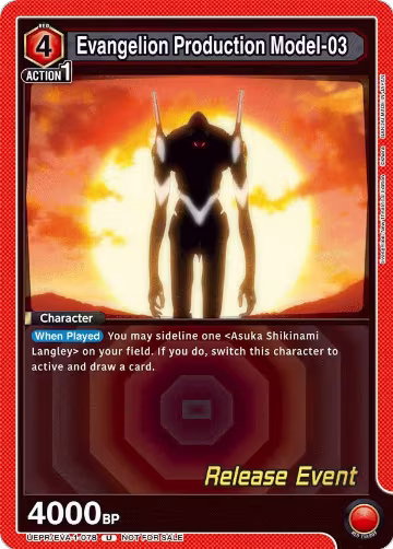 Evangelion Production Model-03 (UEPR/EVA-1-078), Evangelion: New Theatrical Edition Release Event Cards — Union Arena card price