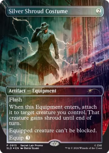 Silver Shroud Costume (915), Secret Lair Drop Series — Magic card price