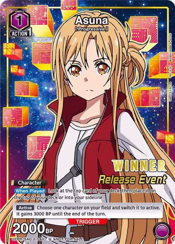 Asuna (Release Event Winner) (UEPR/SAO-2-040) — card price