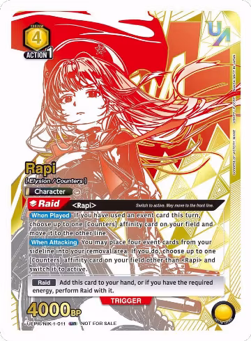 Rapi (011) (UEPR/NIK-1-011), Union Arena Promotion Cards — Union Arena card price