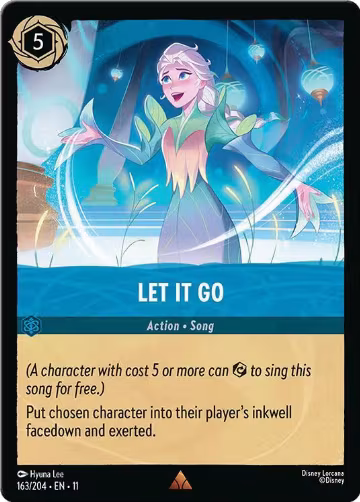 Let It Go (163/204), Winterspell — Lorcana card price
