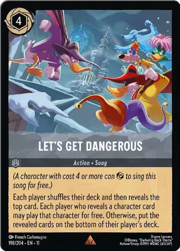 Let's Get Dangerous (198/204), Winterspell — Lorcana card price